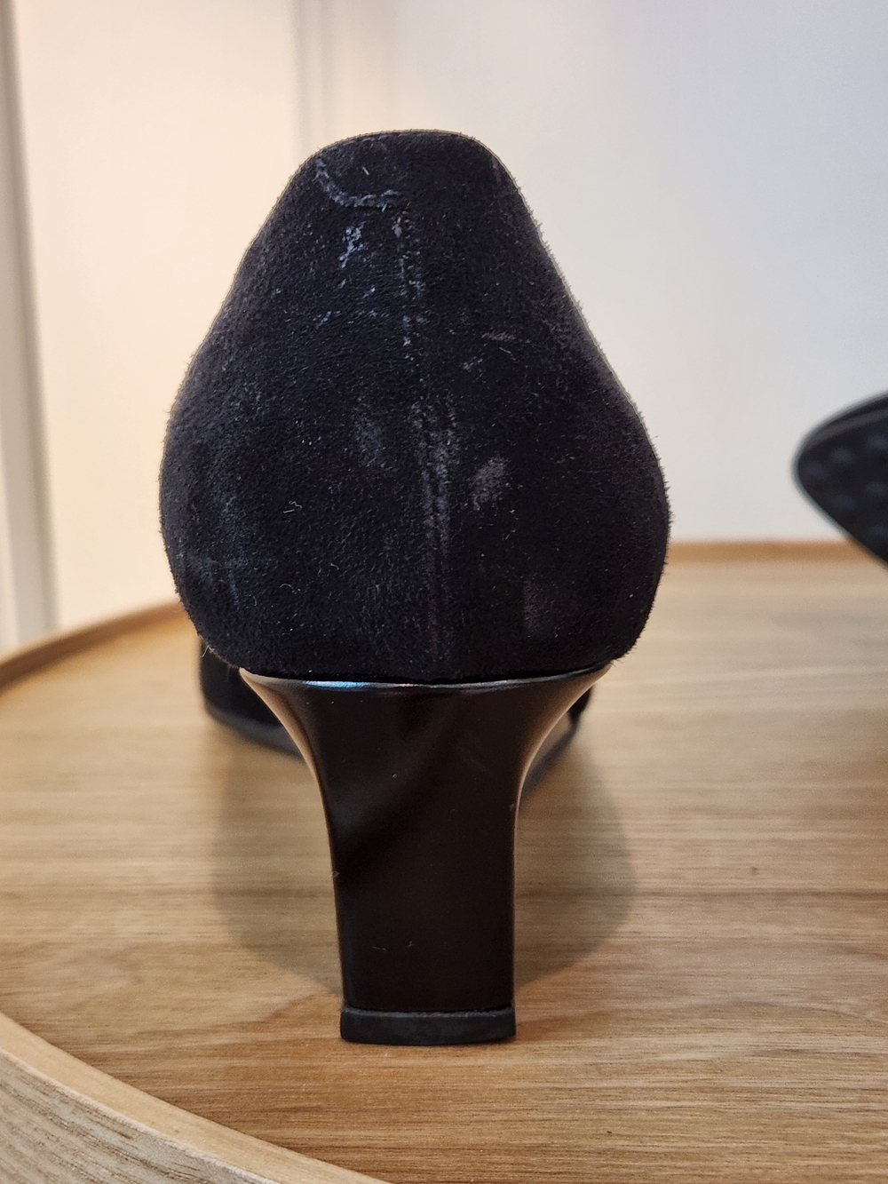 Tod's Black Suede Low Heel Pumps - Picture 11 of 12